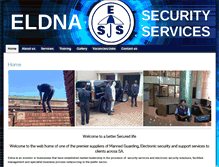 Tablet Screenshot of eldnasecurity.com